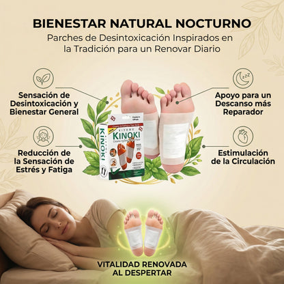 2X1 Parches kinoki - Potencia Antiinflamatoria Diaria